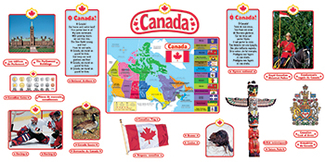 Picture of Bb set canadian symbols symboles  canadiens