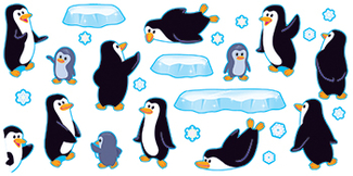 Picture of Playful penguins bb set