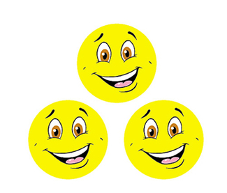 Picture of Stinky stickers yellow smiles/lemon  meringue