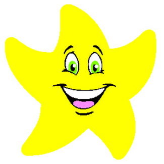 Picture of Stinky stickers colorful star smile