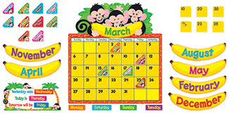 Picture of Monkey mischief calendar bb set