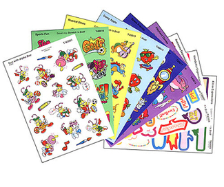 Picture of Stinky stickers mixed shapes 525/pk  jumbo acid-free variety pk