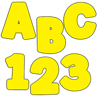 Picture of Yellow letters