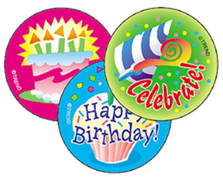Picture of Stinky stickers happy birthday