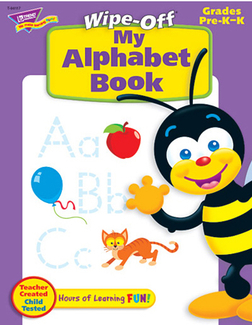 Picture of My alphabet book 28pg wipe-off  books