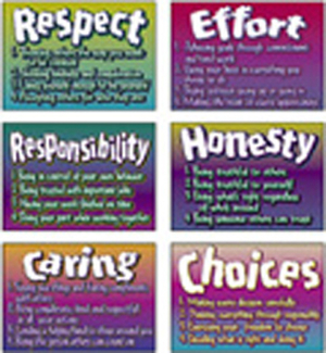 Picture of Poster pk character traits 6/pk  13 x 19