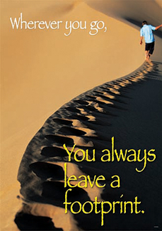 Picture of Wherever you go you always  large posters