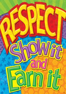 Picture of Respect show it and earn it argus  large poster