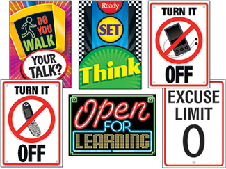 Picture of Learning signs combo sets argus  posters