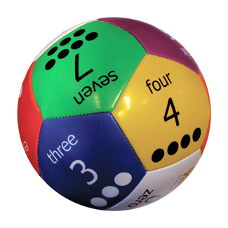 Picture of 6in thumballs - numbers ball