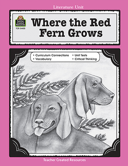 Picture of Where the red ferns grow literature  unit