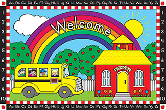 Picture of Rainbow school 30pk postcards