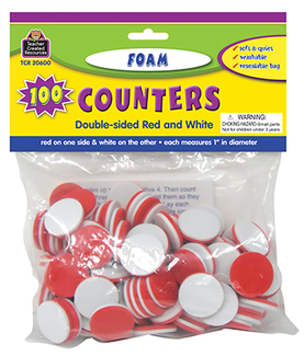 Picture of Foam counters red & white