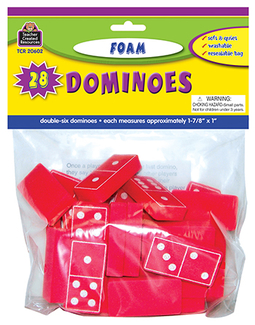 Picture of Foam dominoes red