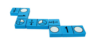 Picture of Foam fraction dominoes