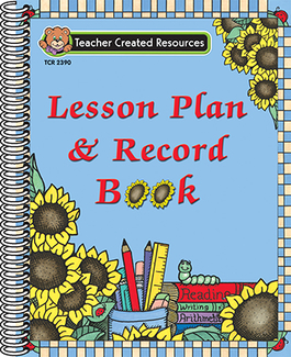 Picture of Lesson plan & record book sunflower
