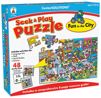 Picture of Seek & play puzzle fun in the city