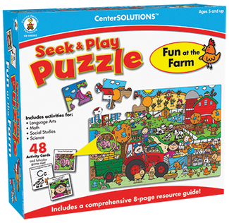 Picture of Seek & play puzzle fun at the farm