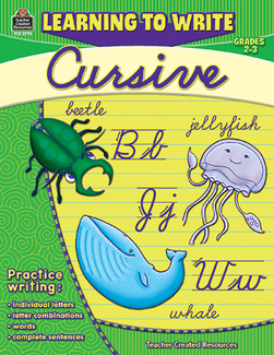 Picture of Learning to write cursive gr 2-3