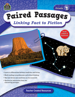 Picture of Paired passages linking fact to  fiction gr 4