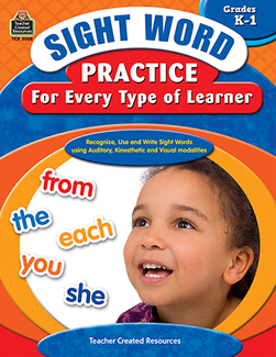 Picture of Sight word practice for every type  of learner gr k-1