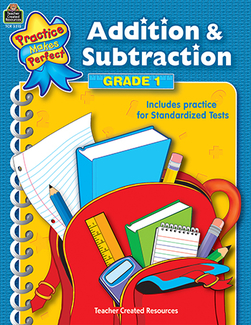 Picture of Addition & subtraction gr 1  practice makes perfect