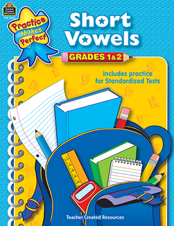 Picture of Phonics short vowels gr 1-2  practice makes perfect