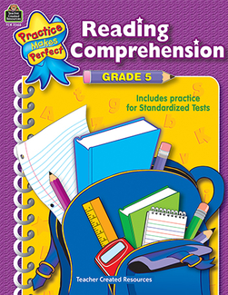 Picture of Reading comprehension gr 5 practice  makes perfect