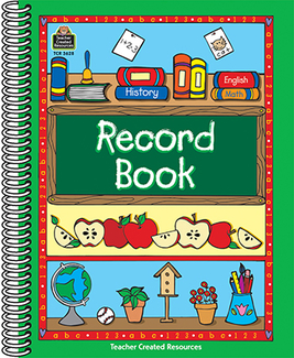 Picture of Record book green border
