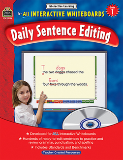 Picture of Interactive learning gr 1 daily  sentence editing bk w/cd