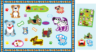 Picture of Dogs & cats bulletin board  essentials set