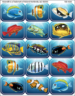 Picture of Wy colorful fish stickers