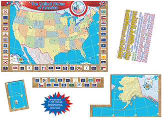 Picture of Us map bb set 36x24