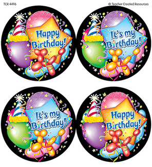 Picture of Happy birthday wear em badges