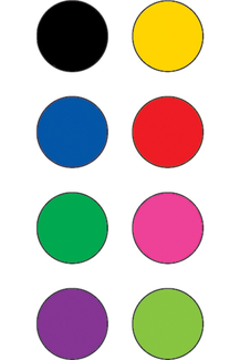 Picture of Colorful circles mini stickers