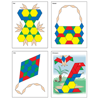 Picture of Pattern block picture cards