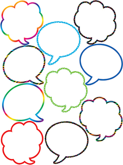 Picture of Speech/thought bubbles accents