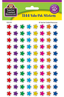 Picture of Smiley stars mini stickers valu pk  1144 header