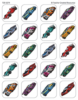 Picture of Race cars stickers