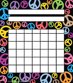Picture of Peace signs incentive charts