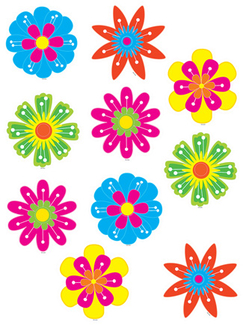 Picture of Fun flowers accents