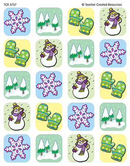 Picture of Winter season stickers 120 stks