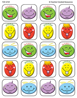Picture of Silly smiles stickers 120 stks