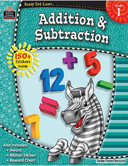 Picture of Ready set learn grade 1 addition &  subtraction