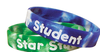 Picture of Fancy star student wristbands