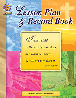 Picture of Christian lesson plan and record bk