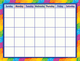 Picture of Rainbow calendar