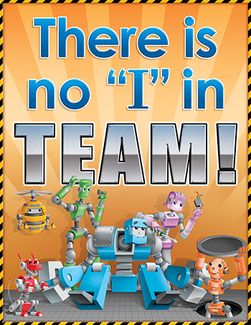 Picture of Robots teamwork chart