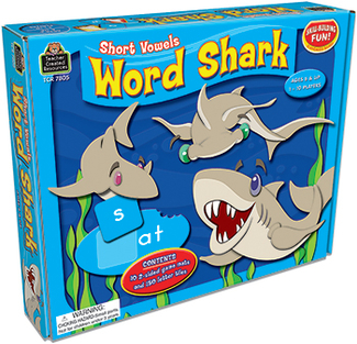 Picture of Word shark short vowels game
