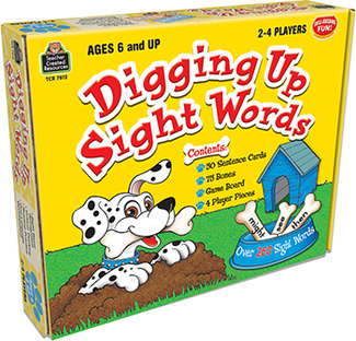 Picture of Digging up sight words game ages 6  & up